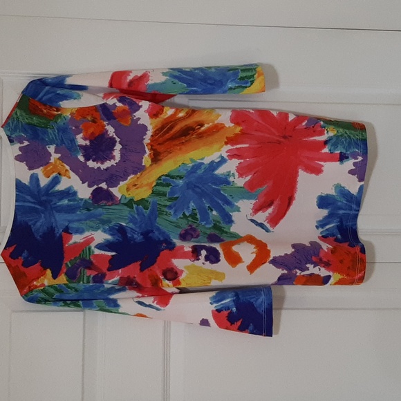 Gitane woman's flower pattern blouse - Picture 2 of 4